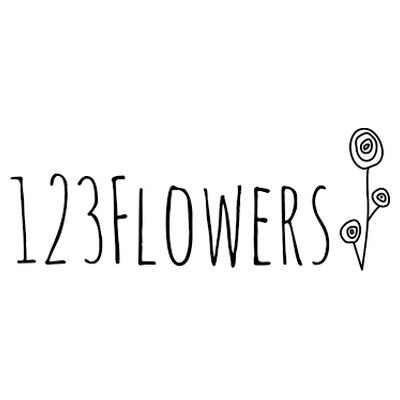 123-flowers Logo