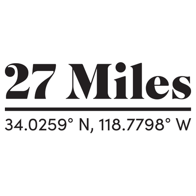 27milesmalibu Logo